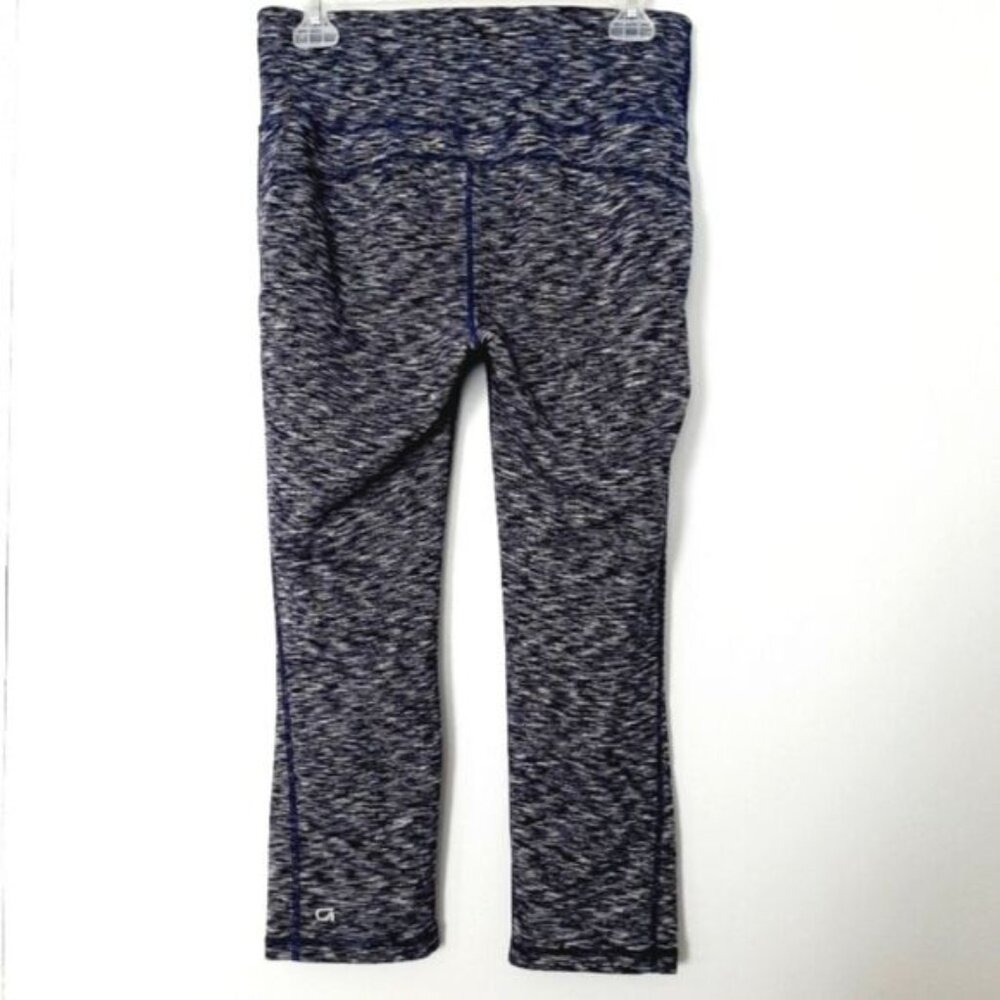 GAP \ Fit Athletic Crop Leggings Marled Patern Regular Blue Sz M - Picture 6 of 10
